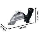 Bosch tolmuadapter GDE 180-CG 1600A033ZB, 1 tk, tolmu eemaldamiseks, &uuml;hilduv 180 mm ketastega