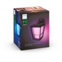 Philips Hue Econic āra sienas lampa 8718696170588, 15 W, 2000-6500 K, 1140 lm, IP44, LED, melns