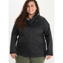 Jaka Wms PreCip Eco Jacket Plus, izmērs: XXL, Black, 0889169615443 MARMOT
