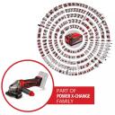 Einhell Nurgas lihvija TE-AG 18/115-2 Li - Solo 4431166, 18 V, 8500 min-1, 28 mm, 115 mm, pehme k&auml;ivitamine