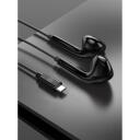 Tellur Ausinės TLL162262, 11g, Juoda, USB-C, 93dB, 32&Omega;, 1.2m, 20-20000Hz, Integruotas mikrofonas, Garso valdymas