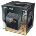 Muse Divu modinātāju radio M-187CR, 2 modinātāji, AC 230V, FM/MW 20 iepriek&scaron; iestatītas stacijas, LED 0.9", miega taimeris