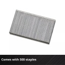 Bezvadu profesionālais skavotājs, EINHELL FIXETTO 18/40 S, 4257785, 60 &scaron;āvieni/min, 10-40 mm skavas, 500 skavu komplektā