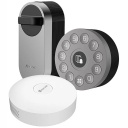 Ezviz DL01S CS-DL01S/DL01CP/A3 3in1 Komplekt Nutikas Lukk Siseruumide ja Välistingimuste Ustele Uksekella ja Lüüsi Tugevusega Hõbedane