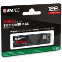 Emtec SSD M2 SATA X250 ECSSD128GX250, 128 GB, līdz 520 MB/s, līdz 500 MB/s, SATA III 6 Gb/s, M2 2280, 2 000 000 stundu