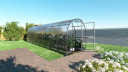 Siltumnīca KLASIKA SLIM 2x8m (16m2) ar 4mm polikarbonāta KLASIKA GREENHOUSE