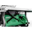 Bezvadu galda zāģis, HIKOKI, C3610DRJW4Z, 36 V, 254 mm, bezsuku motors, ātra bremzē&scaron;ana, liela darba virsma.