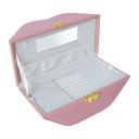 Juvelierizstrādājumu kastīte SEZANE LIPS 25x12x12,5cm, rozā 88378