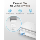 AC1200 4G LTE Cat4 mar&scaron;rutētājs Dubultā joslas WiFi Nano SIM VPN Mesh atbalsts Balts Cudy LT500E