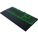 Razer Spēļu Tastatūra Ornata V3 X RZ03-04470100-R3M1, USB, RGB, Klusa membrāna, Melna, Programmējama, Num. tastatūra