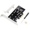 Digitus M.2 NGFF/NVMe SSD PCI Express kaart DS-33170, 2x M.2 SATA, 1x SATA, 6 Gbps, PCIe 3.0