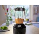 Philips Laublender HR2191/01, 600 W, 2 L, 1.25 L efektiivne maht, 2 kiirus, Pulse, Roostevabast terasest terad, Plastmassist anum
