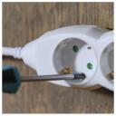 Emos Ilgintuvas P0323R, 3 m, 3&times; 2P + PE VOKI&Scaron;KAS, 3 680 W, PVC, vaikų apsauga