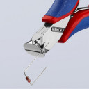 Elektronikas beigu grie&scaron;anas knaibles, Knipex, 64 02 115 SB, spoguļpulētas, 115 mm, ar ergonomiskām rokturiem