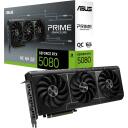 Asus Graafikakaart PRIME-RTX5080-O16G 16GB GDDR7, PCIe 5.0, 3 ventilaatorit, 7680 x 4320, NVIDIA G-SYNC, VR valmis