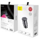 Baseus Auto Laadija, CCALL-ML01, 2xUSB, 5V, 3.1A, 15W, must, 2 laadimisporti