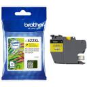Brother Tintes kasetne LC422XLY, 1500 lappuses, dzeltena, oriģināla, augstas ražības