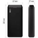Emos V&auml;line akumulator Powerbank B0527B, 20000 mAh, 10 W, 3 USB v&auml;ljundit, ABS plastmass, LED indikaator
