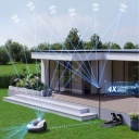 Robots-zāles pļāvējs ar precīzu RTK navigāciju viedu &scaron;ķēr&scaron;ļu noteik&scaron;anu un automātisku pļau&scaron;anas mar&scaron;ruta plāno&scaron;anu ar IPX4 aizsardzību un klusu darbību GOAT O800 RTK Ecovacs