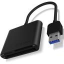 Raidsonic ICY BOX IB-CR301-U3 USB 3.0 ārējais kar&scaron;u lasītājs, 3 x kar&scaron;u slots: CF, SD, microSD, 5000 Mbit/s