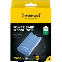 Intenso Power Bank 7332055, 20000 mAh, Li-Pol&uuml;meer, 20 W, 1x USB Type-A, 1x USB Type-C, ESD kaitse, &uuml;lelaadimise kaitse