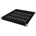 Digitus Rack plaukts DN-97647, 48.2cm, 50cm, 4.45cm, 1U, melns, stiprinā&scaron;anas sliedes 500-780mm