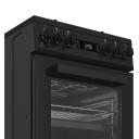 Whirlpool Kokk W5G8LMSWTB, 60L, gaasipliit, elektriline ahi, must, 4 p&otilde;letit, automaatne s&uuml;&uuml;te, auru tehnoloogia