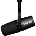 Shure MV7I mikrofonu un saskarnes, 24bit, 48kHz, dinamiska, melna, 1xXLR, 1xUSB-C, 1x3.5mm, 36dB, 128dB