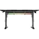 Genesis Moduļu spēļu galds NDS-2250, 160cm, 70-90cm, MDF, melns, RGB apgaismojums, kausa turētājs, austiņu turētājs