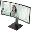 Aoc LCD monitor CU34P3CV 86.36 cm 3440 x 1440 UltraWide QHD 21:9, 300 cd/m&sup2;, 178&deg;/178&deg; vaatamisnurk, 4 ms, 2 k&otilde;larit