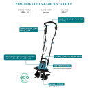 Elektriskais kultivators KS 1000T E, 1000W, 36cm, KONNER & SOHNEN