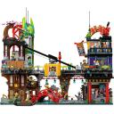 Lego NINJAGO NINJAGO City Markets 71799, 6163 elementu, 21 figūriņas, 14+ gadi