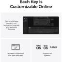 Keychron V1U-D3 клавиатура, 75%, 8000 Гц, Bluetooth 5.3, RGB LED, 4000 мАч, 660 ч времени работы от батареи, PBT клавиши