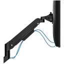 Neomounts настенный кронштейн DS70-250BL1 17-35" 9 кг, газовая пружина регулировка высоты, 180&deg; стоп, кабель, черный
