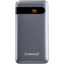 Intenso Power Bank 7332330 10000 mAh, Li-Pol&uuml;meer, USB-C PD, USB-A QC, 2 seadet, LCD ekraan, antriit