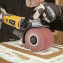 Sanding brush &Oslash; 120x100mm, KREATOR, KRT271002, grit size 320, suitable for POWX0497 sanding roller