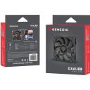 Genesis Kaste ventilators Oxal 120 NGF-2042, 120 mm, 25 mm, 46.1 CFM, 22.1 dBA, 0-1300 rpm, 3-pin savienotājs