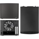 Fractal Design Korpuss NODE 304 FD-CA-NODE-304-BL, 2xUSB 3.0, 1x3.5mm audio ieeja, 1x3.5mm audio izeja, LED indikators