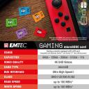 Emtec microSDXC 128GB UHS-I U3 V30 A1 Gaming ECMSDM128GXCU3G, 128GB, 100MB/s, 50MB/s, A1, A2, Roheline