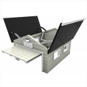 Muru robotite maja My Robot Home Plus, Auto-Mow, 38981097, ukse m&otilde;&otilde;dud: 70 cm x 40 cm