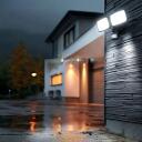 Maclean LED sienas lampa, MCE524 B, 20W, 1500lm, IP65, neitrāla balta 4000K, melna, 5-12m, 180&deg;, AC/DC