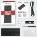 Axagon SSD korpusas EEM2-GTR USB-C 3.2 Gen 2, 10 Gbit/s, M.2 NVMe, juodas
