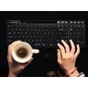 A4Tech Fstyler tastatūra A4TKLA47726, 2,4GHz, Bluetooth, 10m, melna, membrāna, 12 multimediju taustiņi