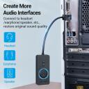 Vention USB garso kortelė CDRBB, 16 bit, 44100-48000 Hz, USB, 3.5 mm, 2 mygtukai, 0.15 m, juoda