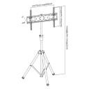 Sbox televizora kron&scaron;teins FST-846, 37-70"/94-178cm, VESA 200x200-600x400, līdz 35kg, augstums 1240-1880mm, melns, tērauds