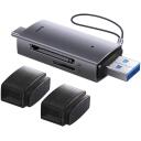 Baseus Lite seeria m&auml;lukaardi lugeja, WKQX060113, 104 MB/s, 2 TB, USB + USB-C, SD, TF, Windows, iOS, Linux, Vista