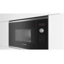 Built-in microwave oven with 20 L capacity and 800 W power BFL523MS0 Stainless Steel/Black Bosch