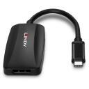 Lindy pārveidotājs USB-C uz DisplayPort 43337, 8K, 7680x4320@60Hz, 3840x2160@120Hz, 2 gadi garantija