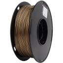 Flashforge 3D printeri filament 3DP-PLA+1.75-02-GL, 1.75 mm, 1 kg, metallkuld, PLA Plus, &uuml;hilduv 3D printeritega
