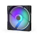 Endorfy Вентилятор для корпуса Stratus 140 PWM ARGB EY4A012, 140мм, 200-1200RPM, FDB, 4 винта, черный